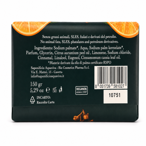 Arancia &amp; Chiodi di garofano Orange &amp; Cloves Natural Soap