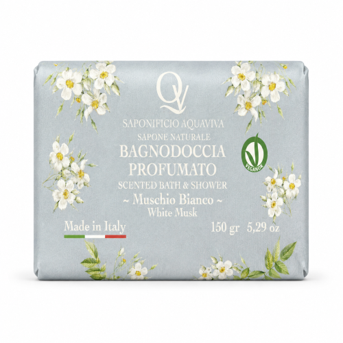 BAGNODOCCIA PROFUMATO ~ Muschio Bianco ~ / Scented Bath &amp; Shower ~ White Musk