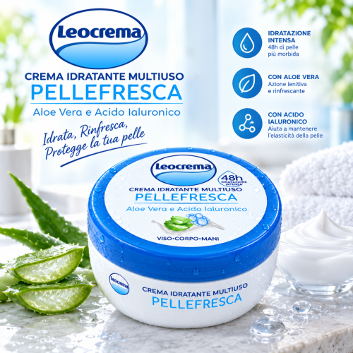 Crema Idratante Multiuso Pellefresca