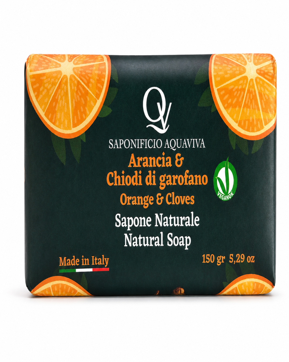Arancia &amp; Chiodi di garofano Orange &amp; Cloves Natural Soap