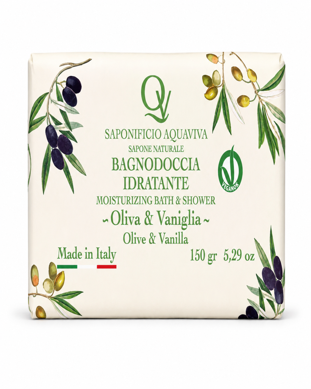 BAGNO DOCCIA IDRATANTE — Oliva &amp; Vaniglia / Olive &amp; Vanilla