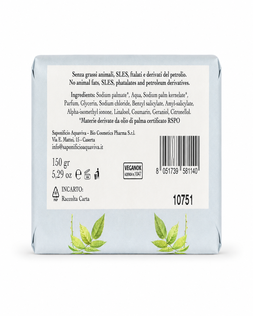 BAGNODOCCIA PROFUMATO ~ Muschio Bianco ~ / Scented Bath &amp; Shower ~ White Musk