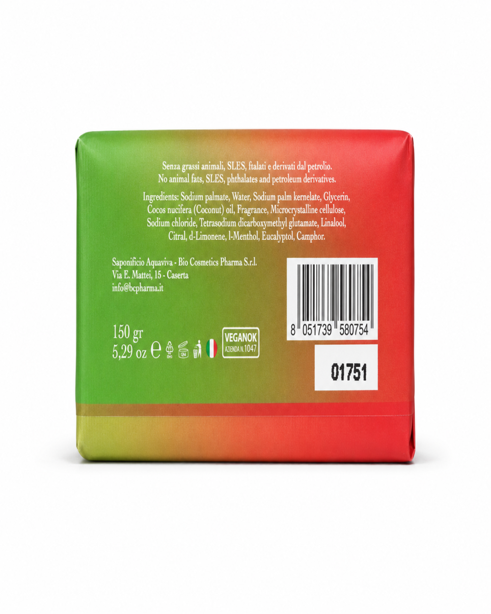 SCRUB ESFOLIANTE CORPO — Menta e Melograno / Mint and Pomegranate