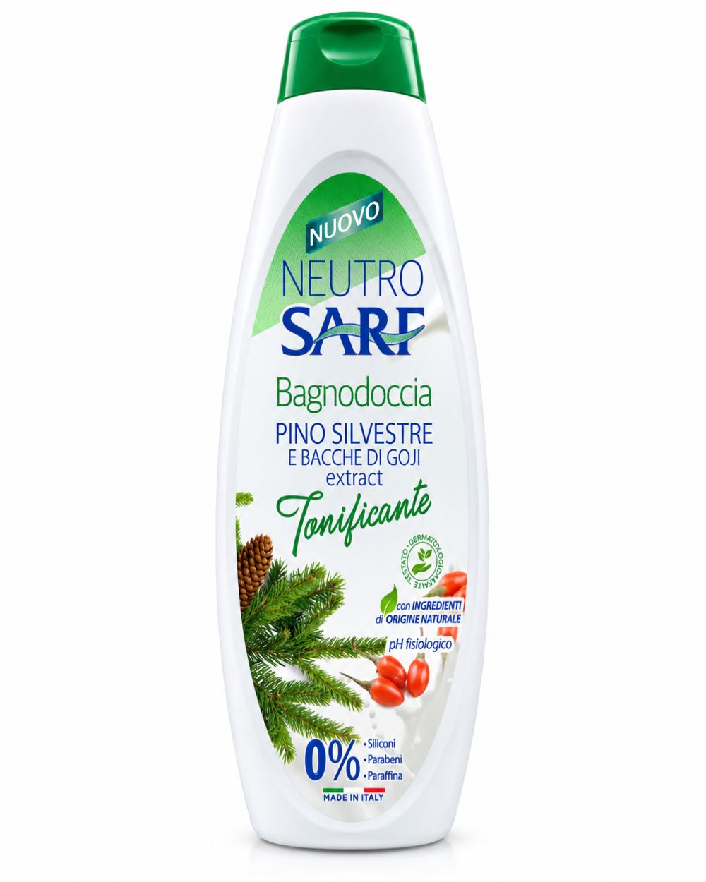 Neutro Sare Bagnodoccia Pino Silvestre e Bacche di Goji Tonificante