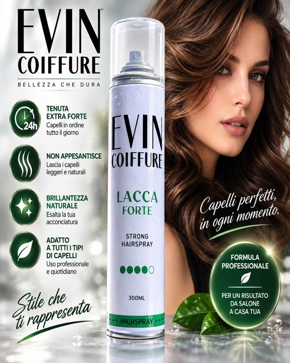 Evin Coiffure Lacca Forte – Strong Hairspray