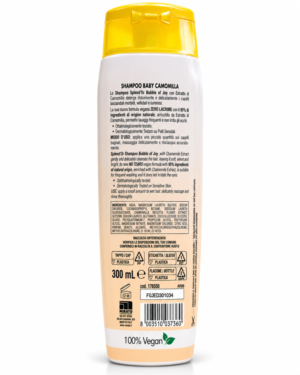Shampoo Baby Camomilla Bubble of Joy