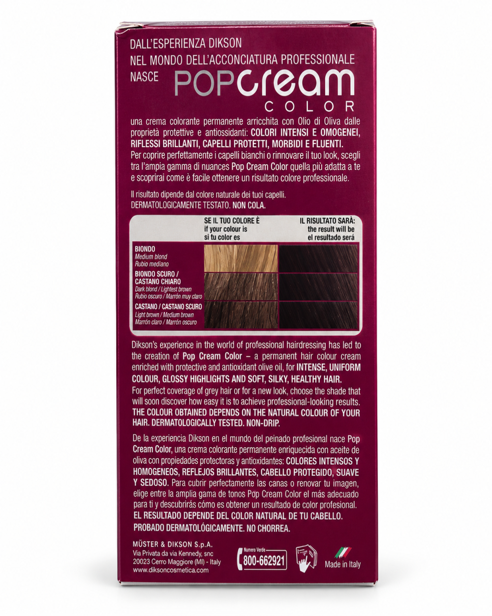 Dikson Popcream Color 300 – 3N Castano Scuro