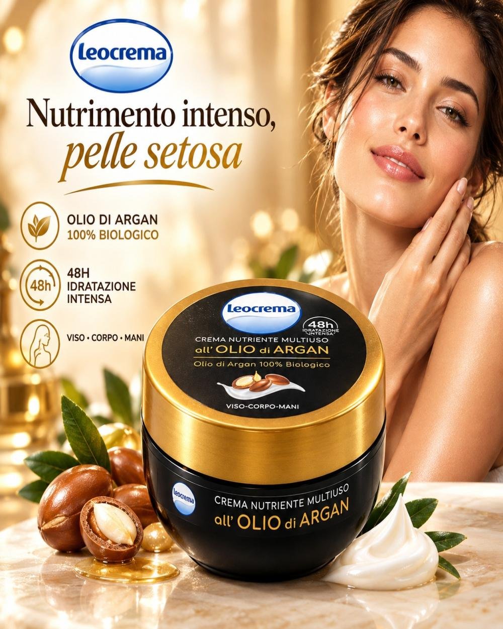 Crema Nutriente Multiuso all’Olio di Argan