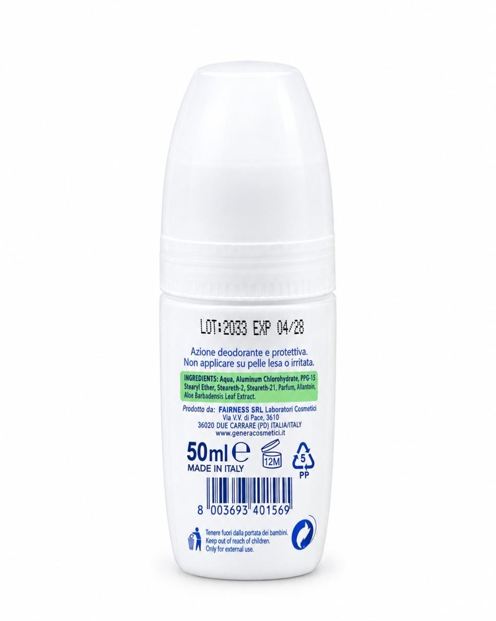Deodorante Green Fresh con Aloe Vera